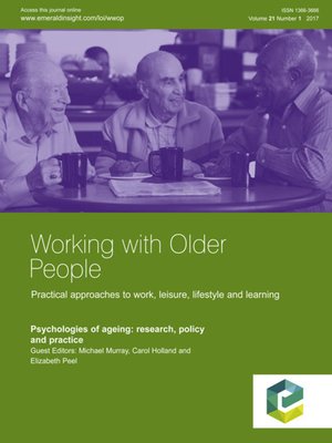 cover image of Working with Older People, Volume 21, Number 1